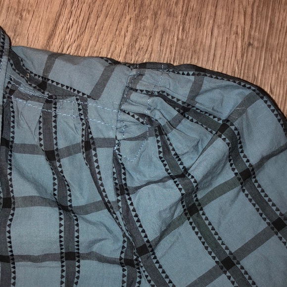 Blue plaid Juicy Couture long sleeve dress - Picture 4 of 4